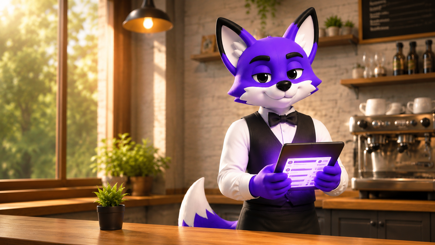 Yako con tablet — tomá el control de tu local